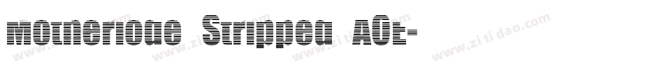 Motherlode Stripped AOE字体转换